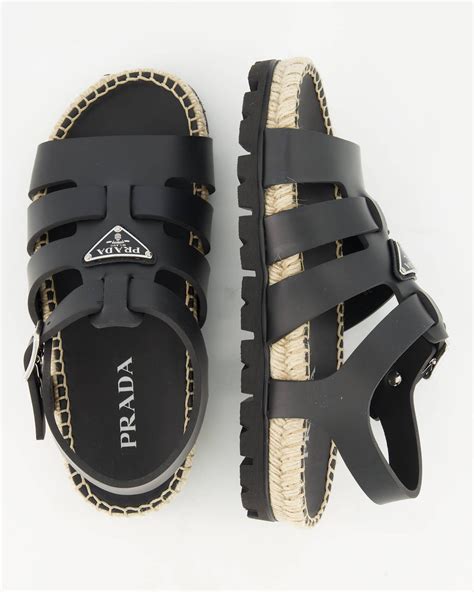 prada rubber espadrilles